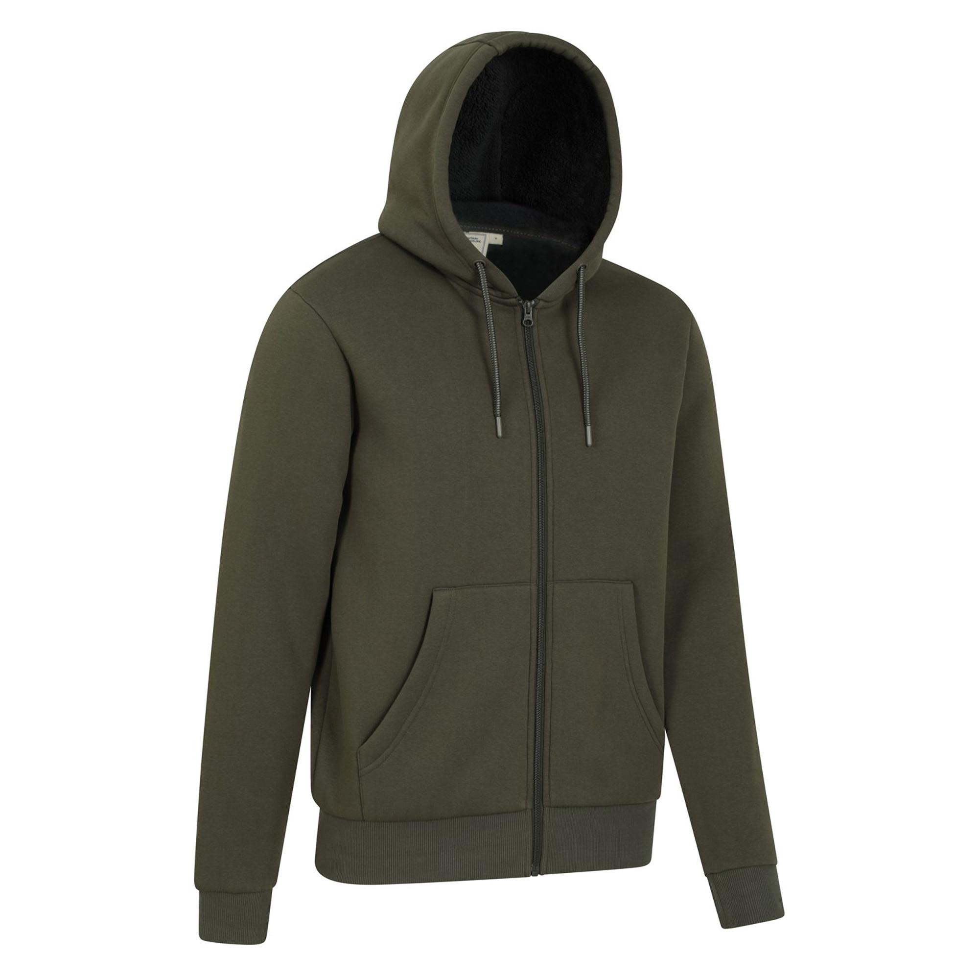Mountain Warehouse Dalton Felpa con cappuccio full zip foderata in Borg  
