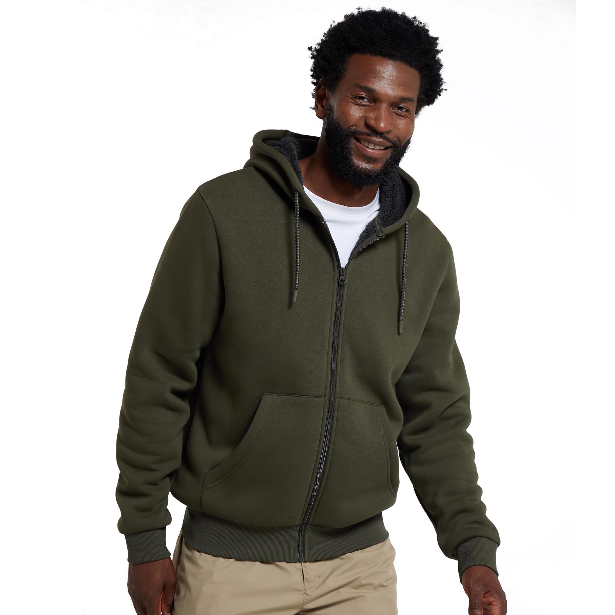 Mountain Warehouse Dalton Felpa con cappuccio full zip foderata in Borg  