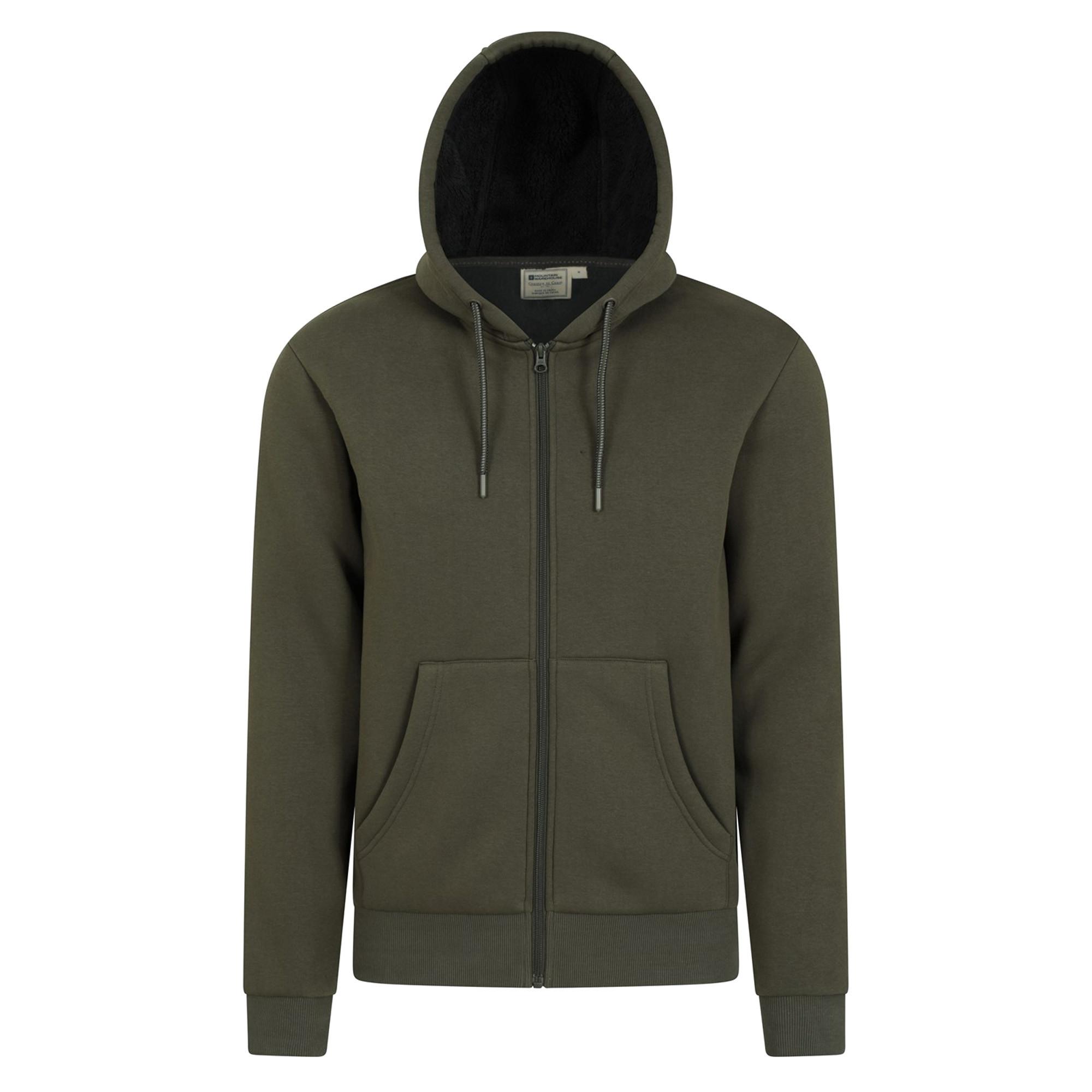 Mountain Warehouse Dalton Felpa con cappuccio full zip foderata in Borg  