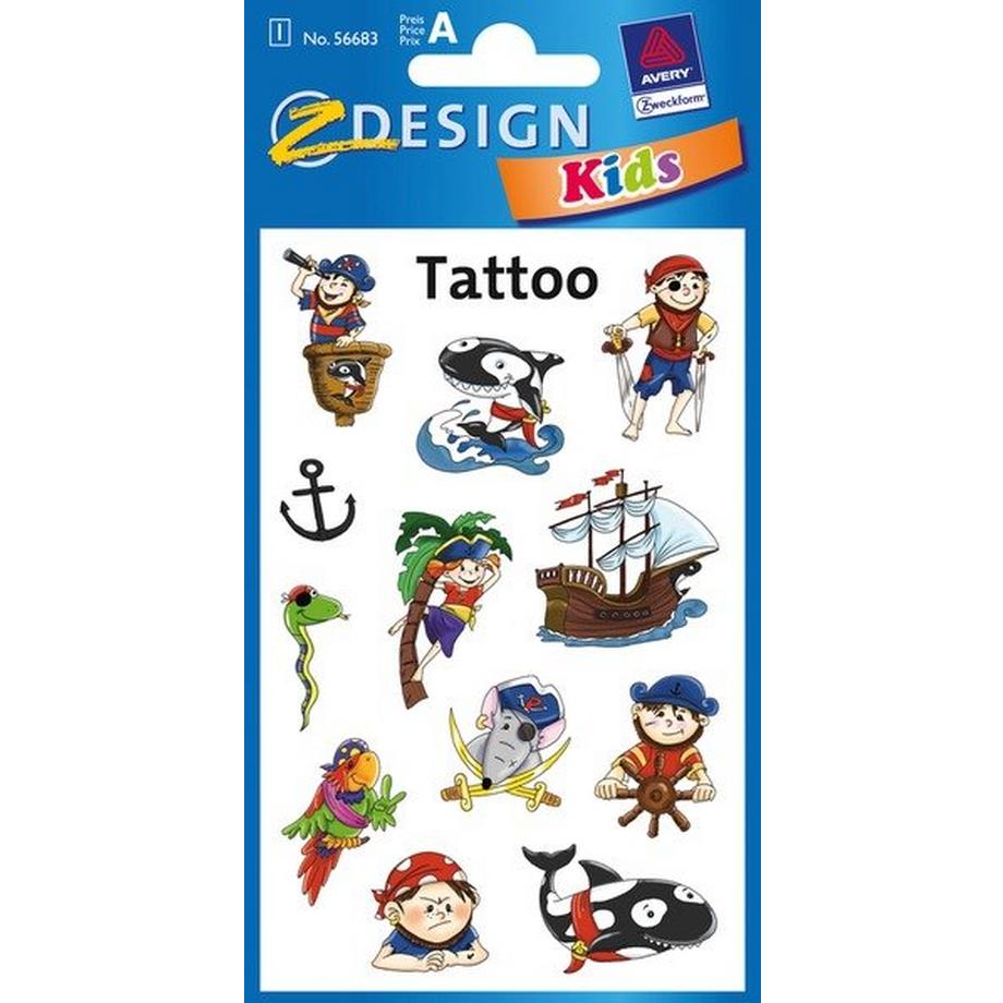 Z-DESIGN Sticker Tattoo 56683 Piraten
