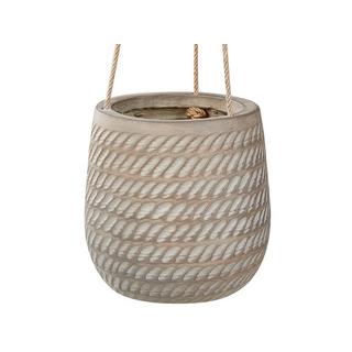 Beliani Cache-pot en Fibre d'argile Boho LIVADIA  