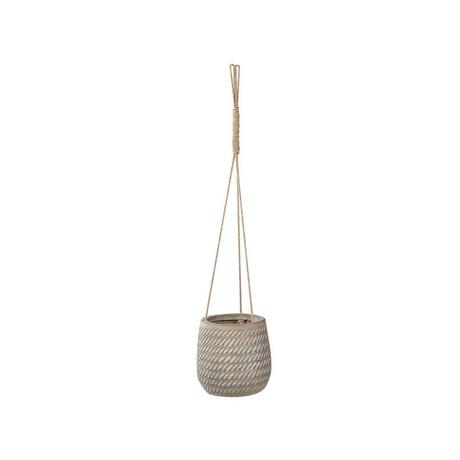 Beliani Cache-pot en Fibre d'argile Boho LIVADIA  