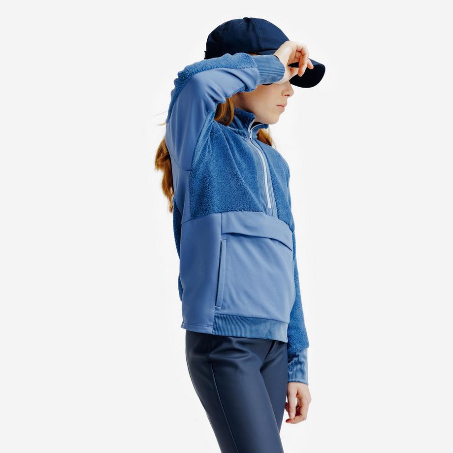 FOUGANZA  Felpa equitazione 1/2 zip bambino 