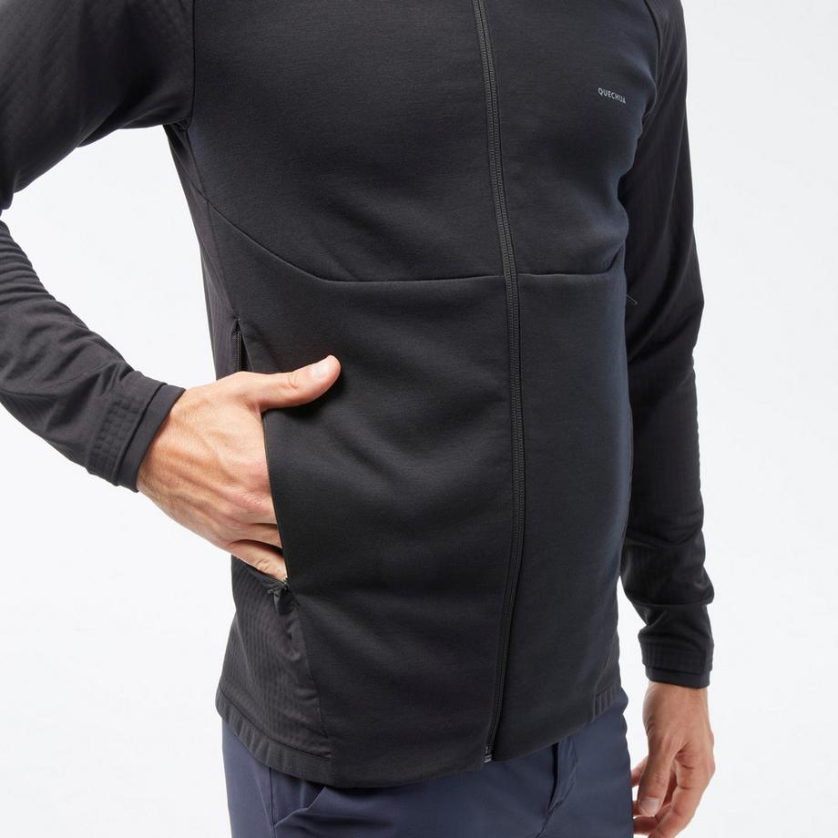 QUECHUA  Pile uomo trekking montagna zip integrale 