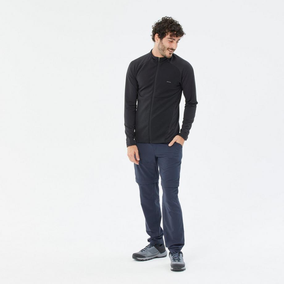 QUECHUA  Pile uomo trekking montagna zip integrale 