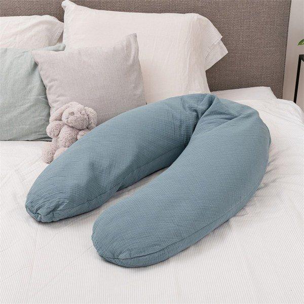 doomoo  Coussin d’allaitement Comfy Big bleu 