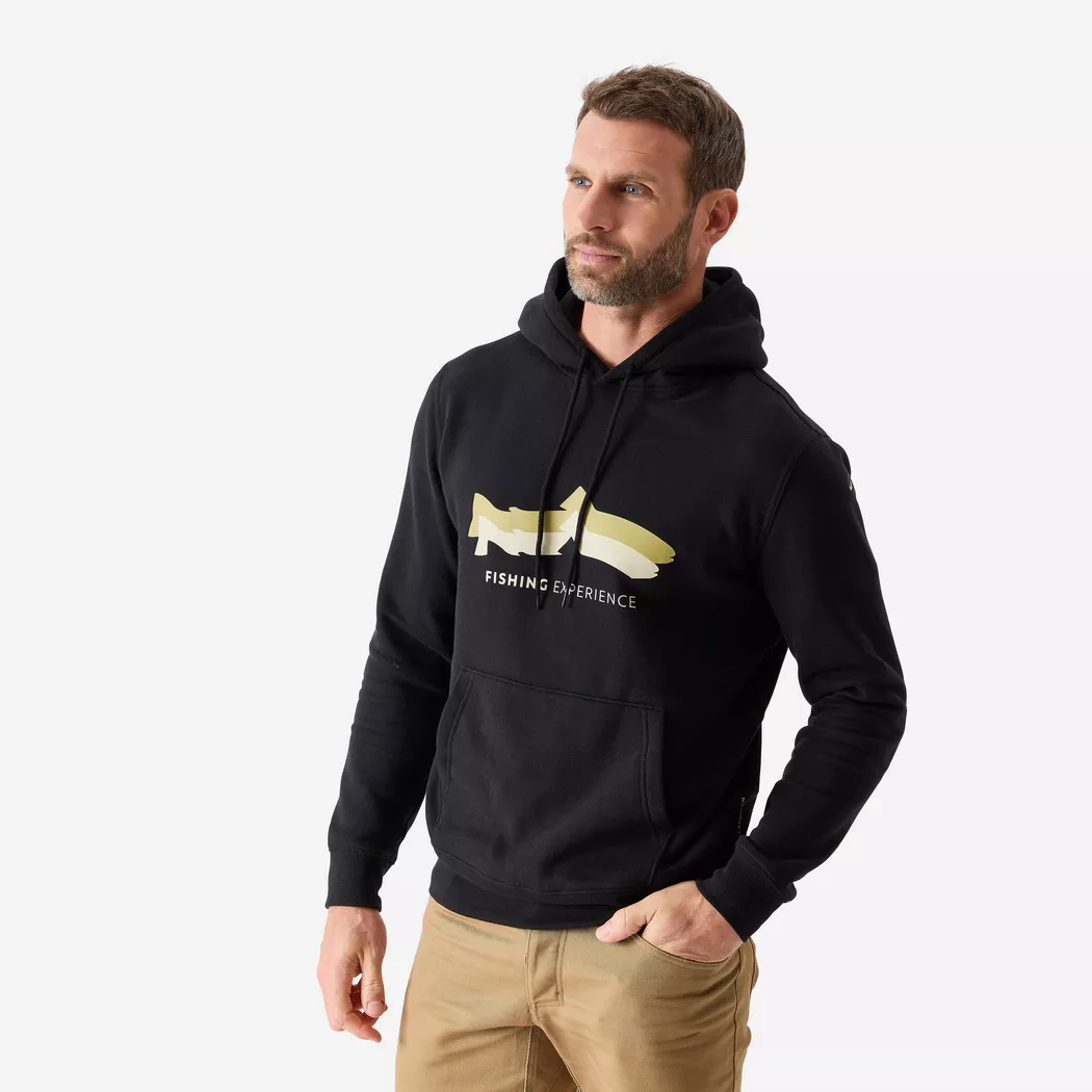 CAPERLAN - Angel-Hoodie aus Molton, XL, Schwarz