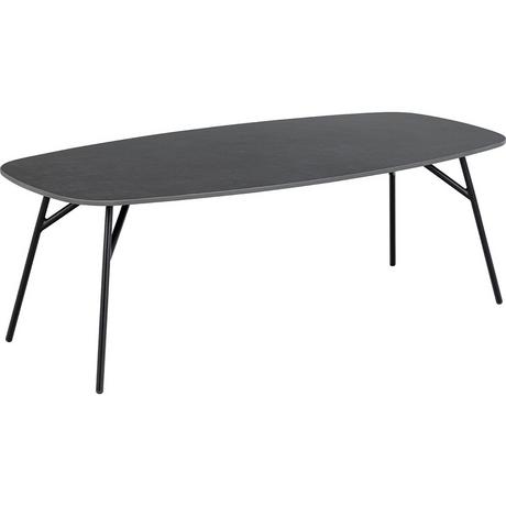 mutoni Table basse Bogota céramique noire 120x60  