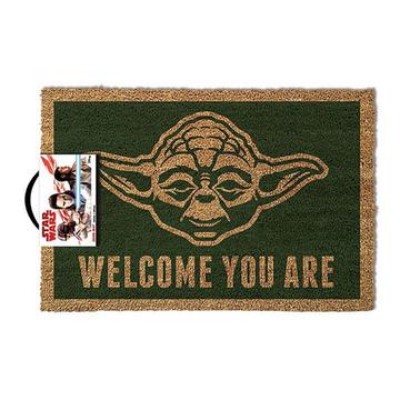 Zerbino Star Wars Yoda 40 x 60 cm antiscivolo in fibra di cocco