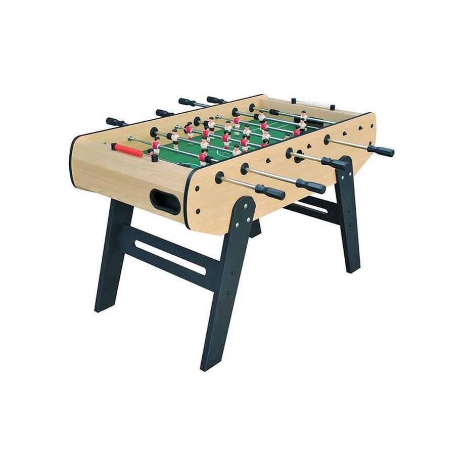 Vente-unique  Baby foot naturel clair en MDF avec pieds industriels L138l73H87.6NUNES 