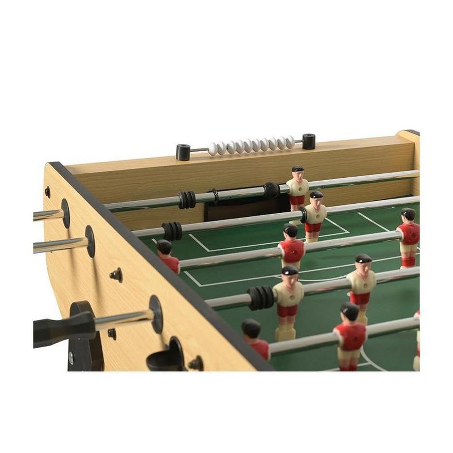Vente-unique  Baby foot naturel clair en MDF avec pieds industriels L138l73H87.6NUNES 