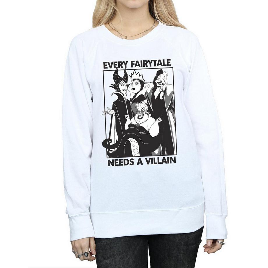 Disney PRINCESS Every Fairy Tale Needs A Villain Kapuzen-Sweatshirt  