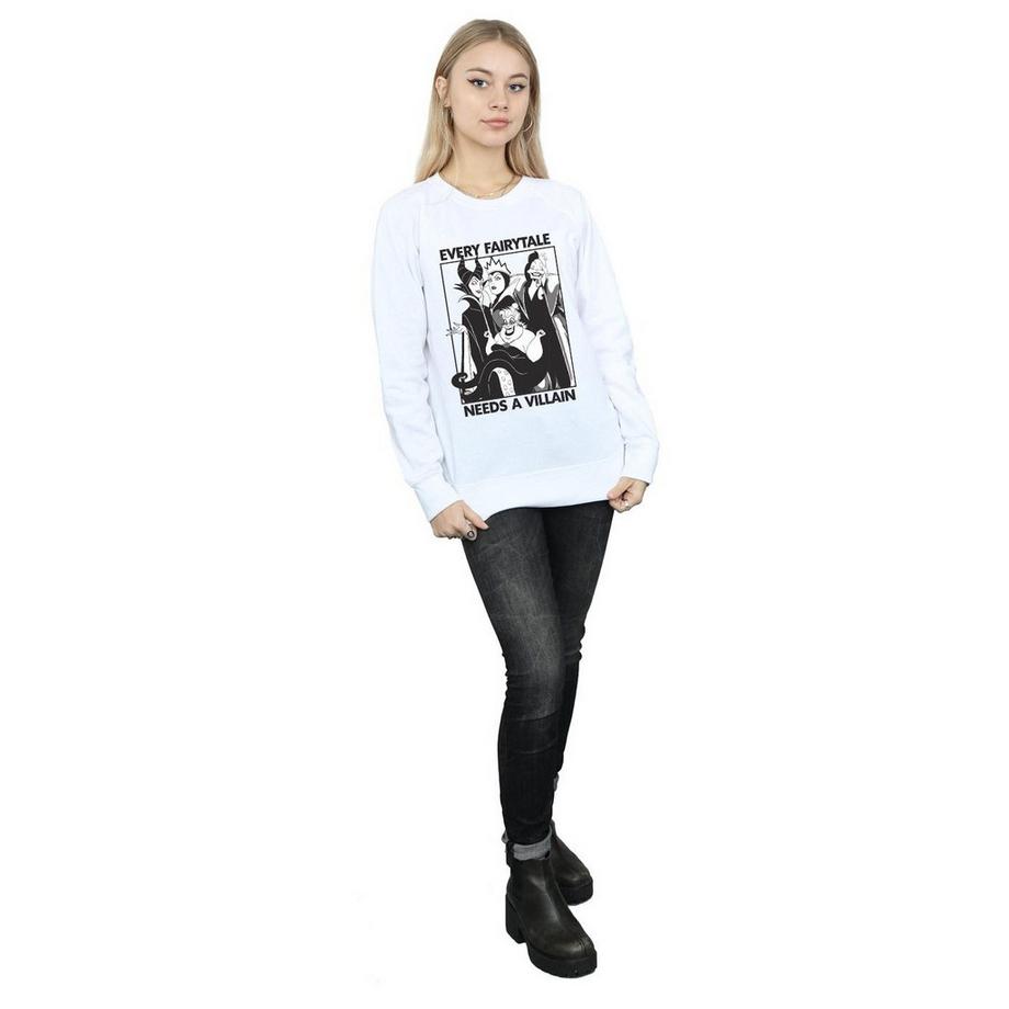Disney PRINCESS Every Fairy Tale Needs A Villain Kapuzen-Sweatshirt  