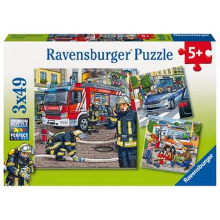 Ravensburger  Puzzle Feuerwehreinsatz (3x49) 