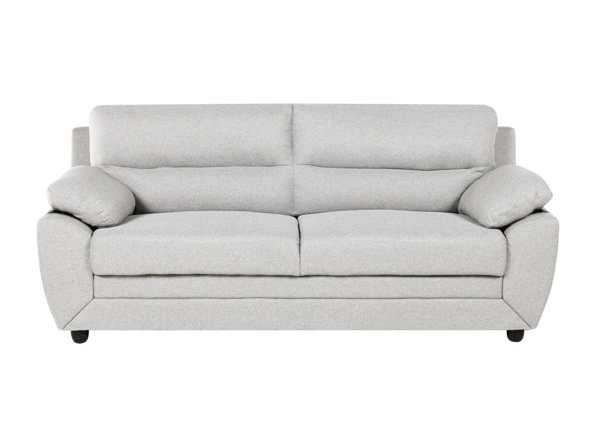 Vente-unique Sofa 3-Sitzer - Stoff - Beige - MANOA  