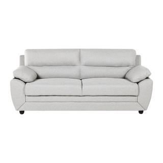 Vente-unique Sofa 3-Sitzer - Stoff - Beige - MANOA  