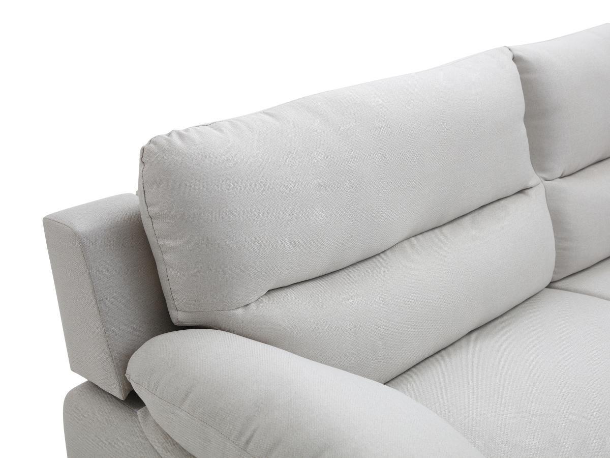 Vente-unique Sofa 3-Sitzer - Stoff - Beige - MANOA  