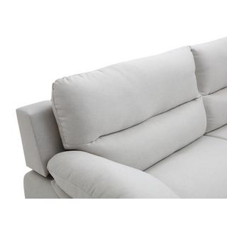 Vente-unique Sofa 3-Sitzer - Stoff - Beige - MANOA  