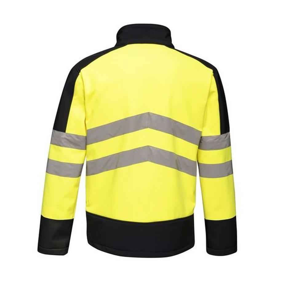 Regatta Hi Vis Pro Softshell Veste de Travail Détails Réfléchissants  