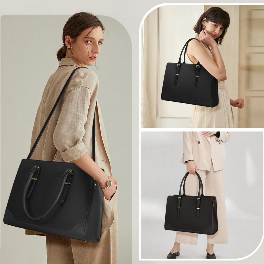 Only-bags.store Grosse Shopper Handtasche PU Leder Arbeit Umhängetasche  