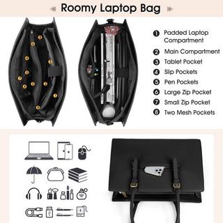 Only-bags.store Grosse Shopper Handtasche PU Leder Arbeit Umhängetasche  