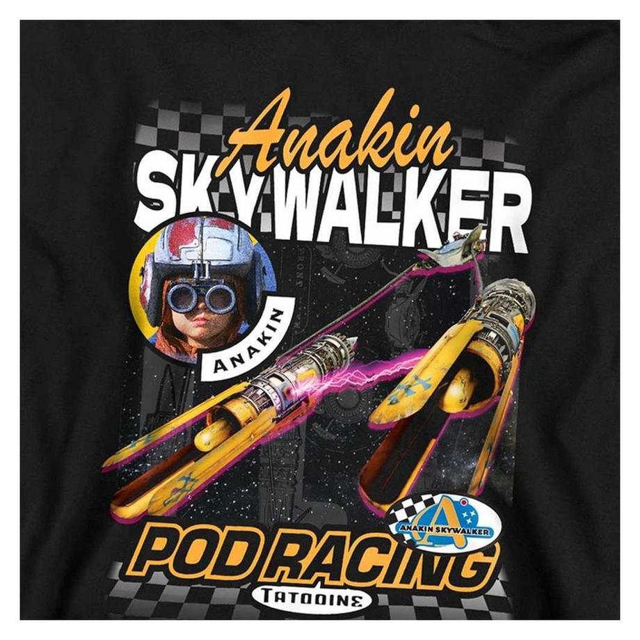 STAR WARS  Tatooine Pod Racing Felpa Con Cappuccio Anakin Skywalker 
