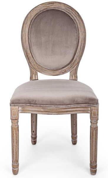 mutoni Chaise rembourrée Mathilde, taupe  