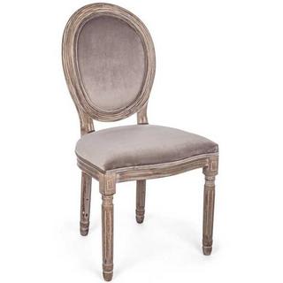 mutoni Chaise rembourrée Mathilde, taupe  