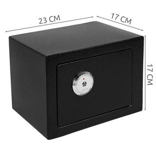 Northio Coffre-fort avec 3 clés - 17 x 23 x 17 cm  