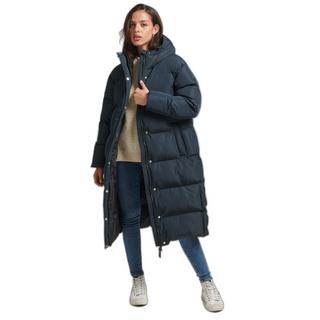 Superdry  cappotto trapuntato con cappuccio da 