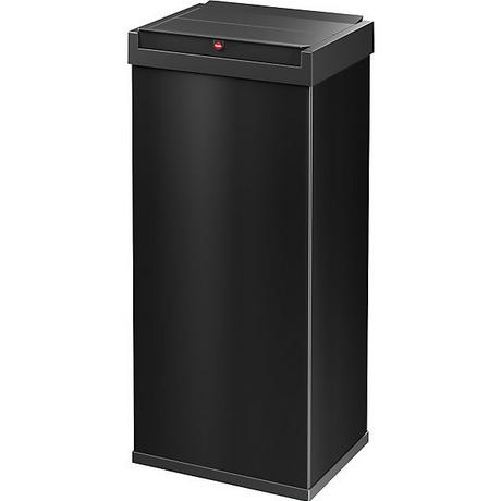 Hailo Contenitore per rifiuti con coperchio basculante BIG-BOX SWING, capacità 52 l, contenitore nero.  