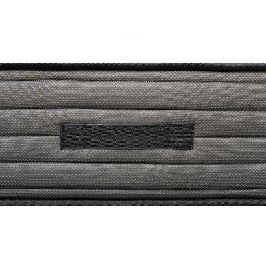 Vente-unique Ensemble 160 x 200 cm sommier coffre naturel clair + matelas mousse et coutil bambou ép.25cm - BERENDI de NATUREA  