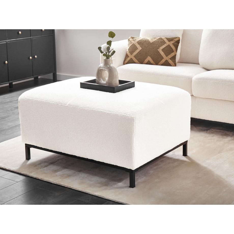 Beliani Ottoman en Bouclé Traditionnel OSLO  