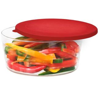 rotho  Rotho 1045602203WS boîte hermétique alimentaire Rond 2,6 L Rouge, Transparent 3 pièce(s) 