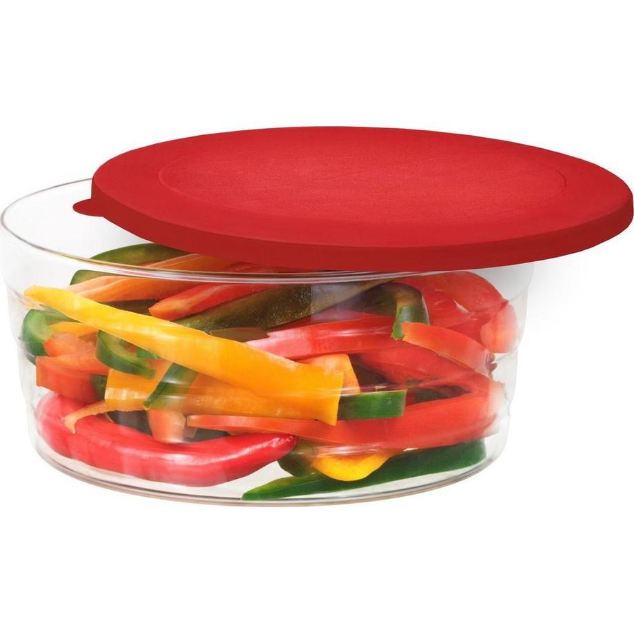 rotho  Vorratsdose Centric 3-teilig, 2.6 l, Transparent (2.60 l) 