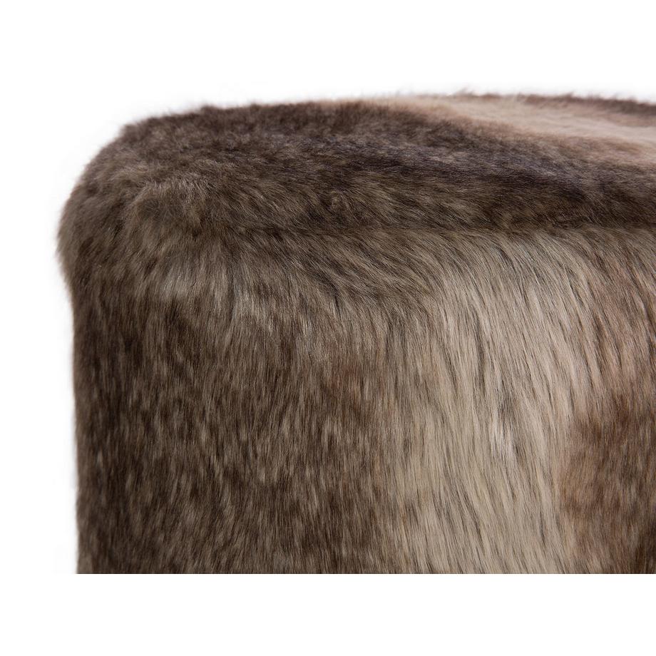 Beliani Hocker aus Stoff Klassisch TOPEKA  