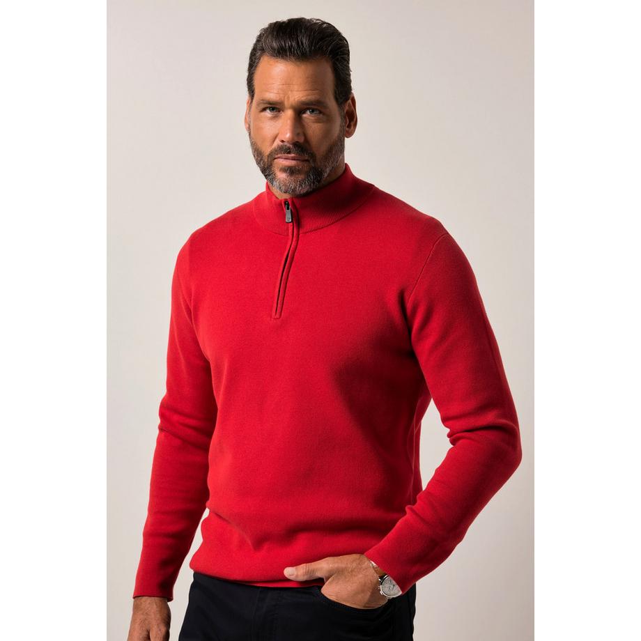 JP1880 Troyer FLEXNAMIC Zippkragen Pullover  