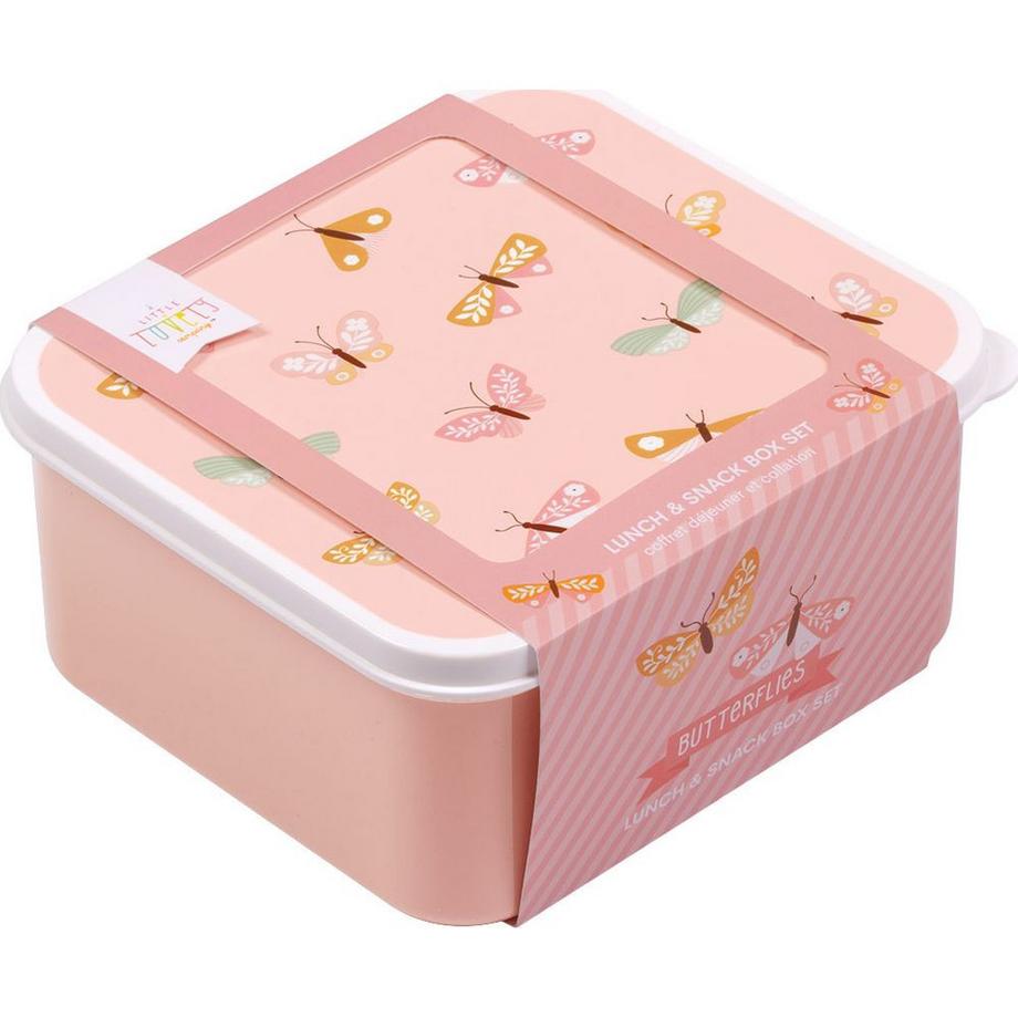 A lovely Company  Lunch & snack box set Butterflies 