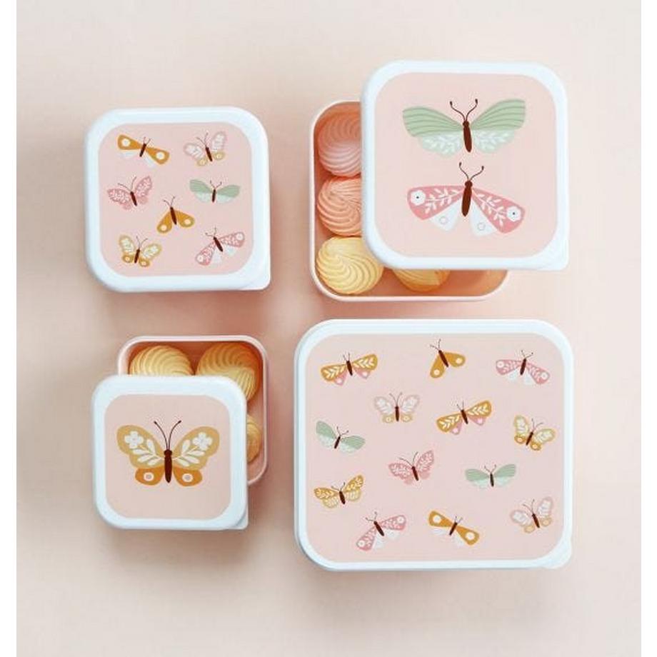 A lovely Company  Lunch & snack box set Butterflies 