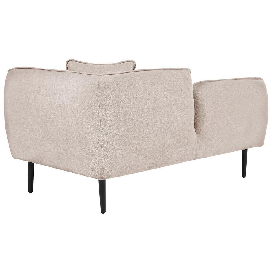 Beliani Rechtsseitige Chaiselongue aus Bouclé Minimalistisch CHEVANNES  