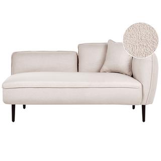 Beliani Chaise longue en Bouclé Moderne CHEVANNES  