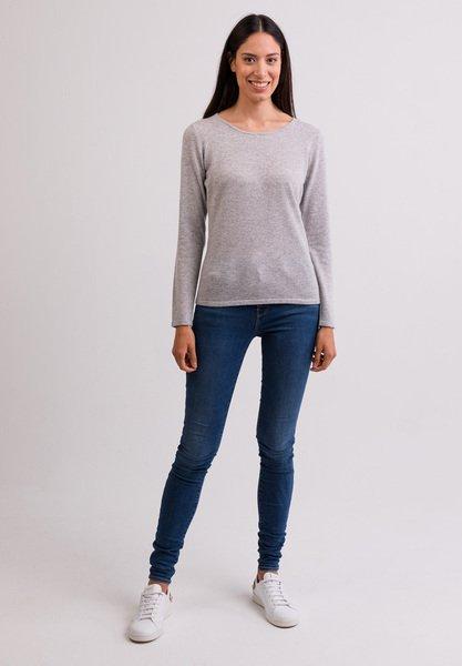 CASH-MERE.CH  Kaschmir Rundhals Pullover 