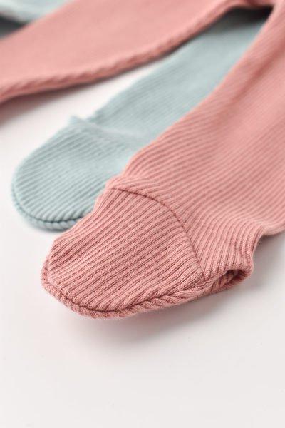 BabyCosy Organic  Strickhose mit Fuß, 2 Pack 