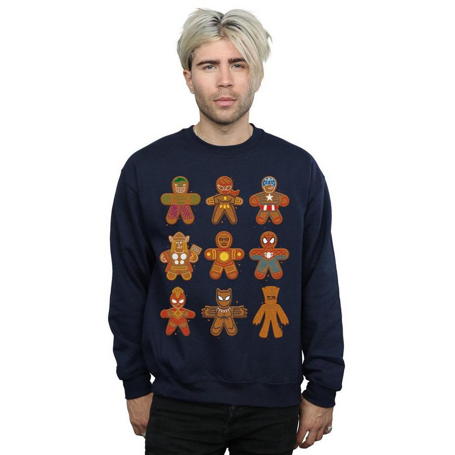MARVEL Avengers Gingerbread Felpa Girocollo  