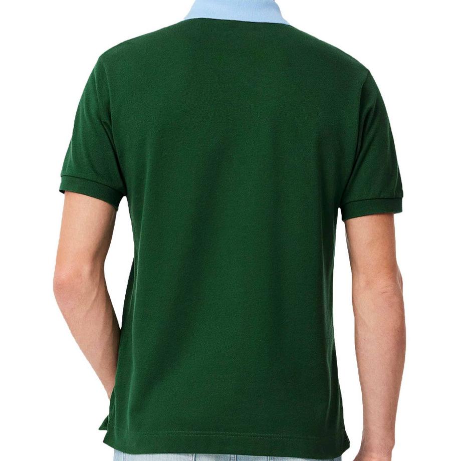 LACOSTE Poloshirt mit Kontrastkragen  