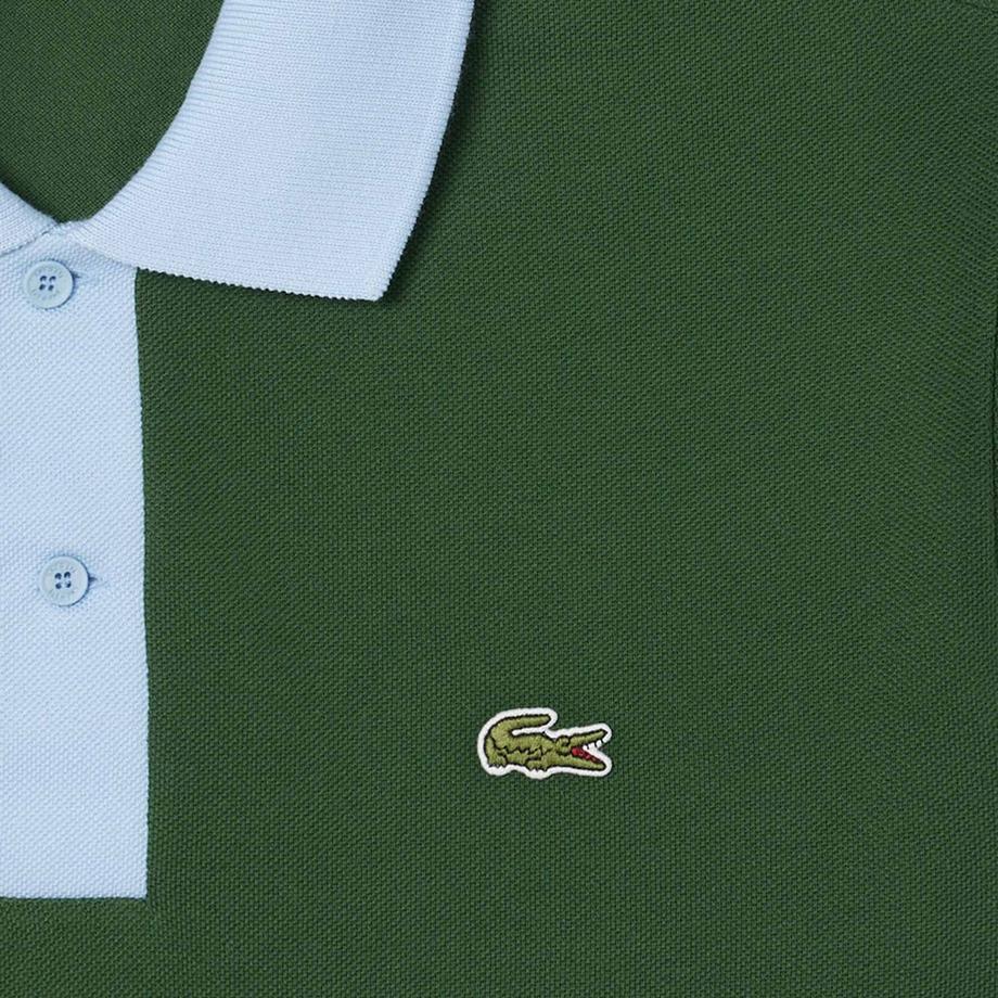 LACOSTE Poloshirt mit Kontrastkragen  