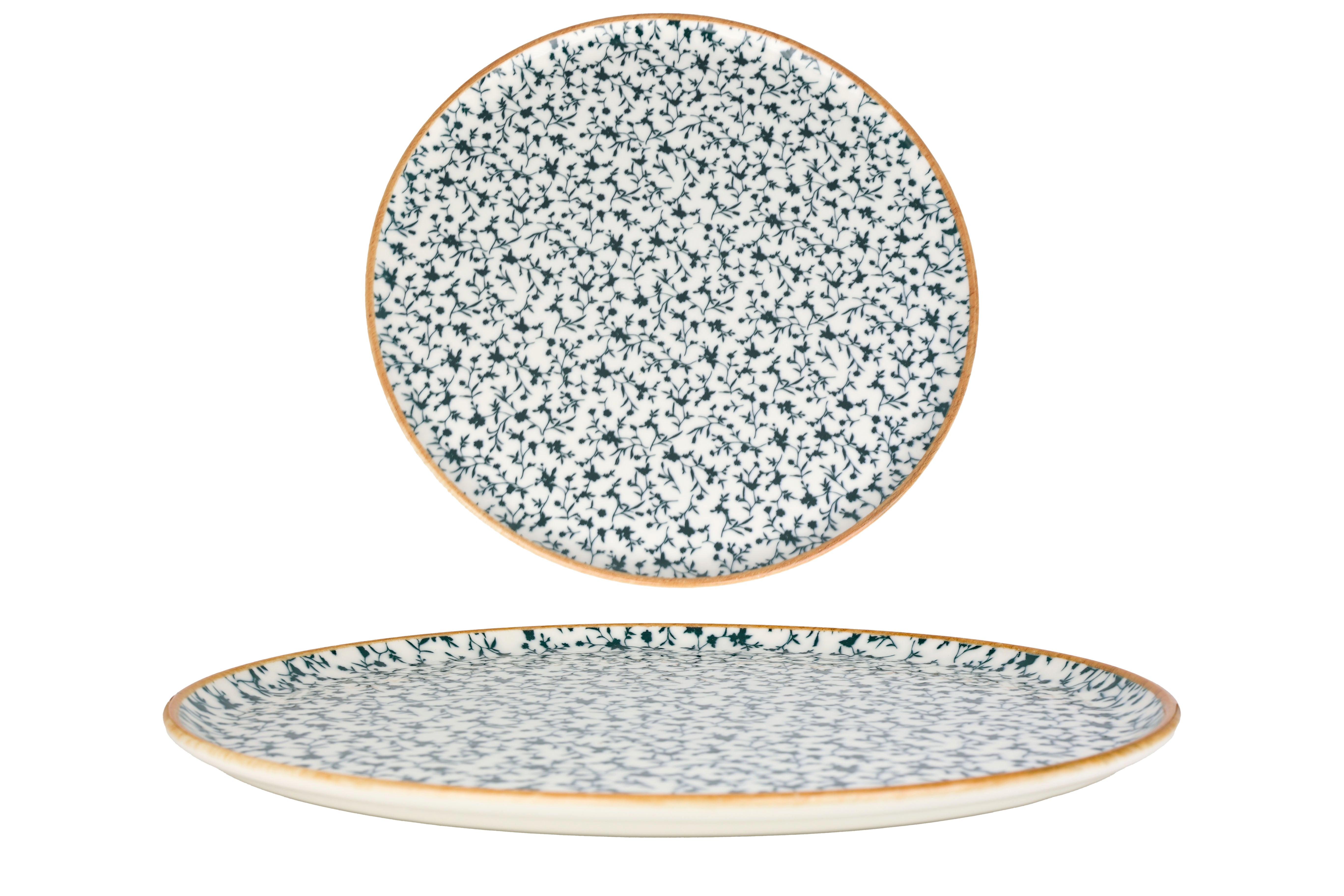 Bonna Assiette à Pizza - Calif -  Porcelaine - lot de 2  