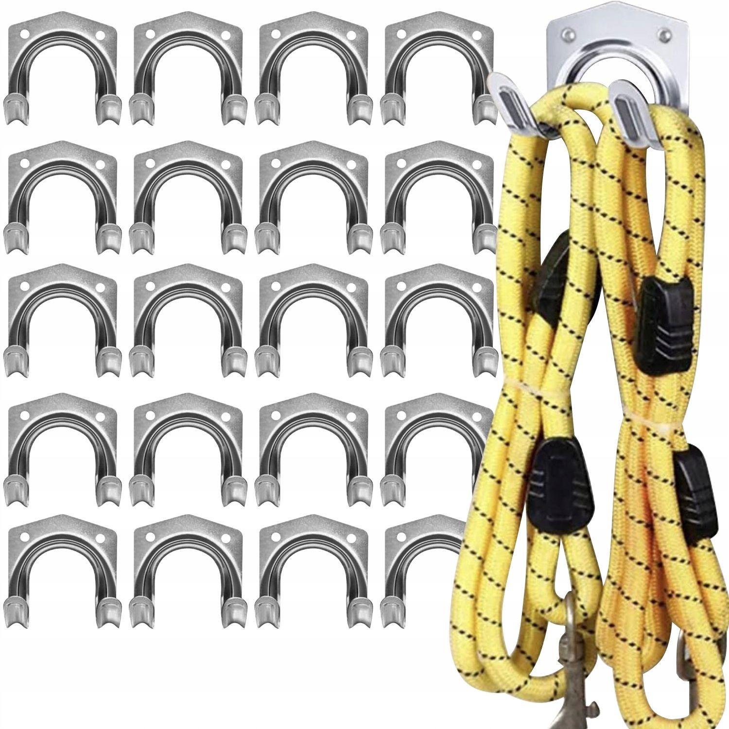 Northio Lot de 20 crochets en métal pour le rangement des outils  