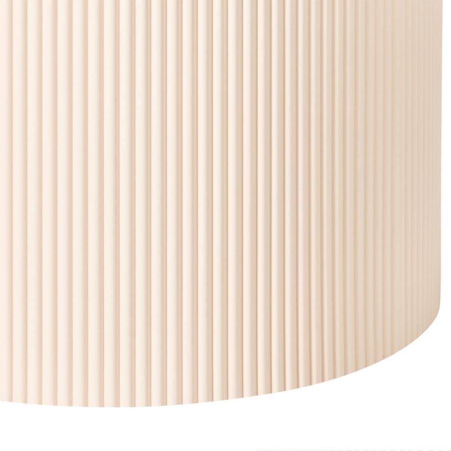 Beliani Tavolo da pranzo en Fibra a media densità (MDF) Minimalista NEWELL  