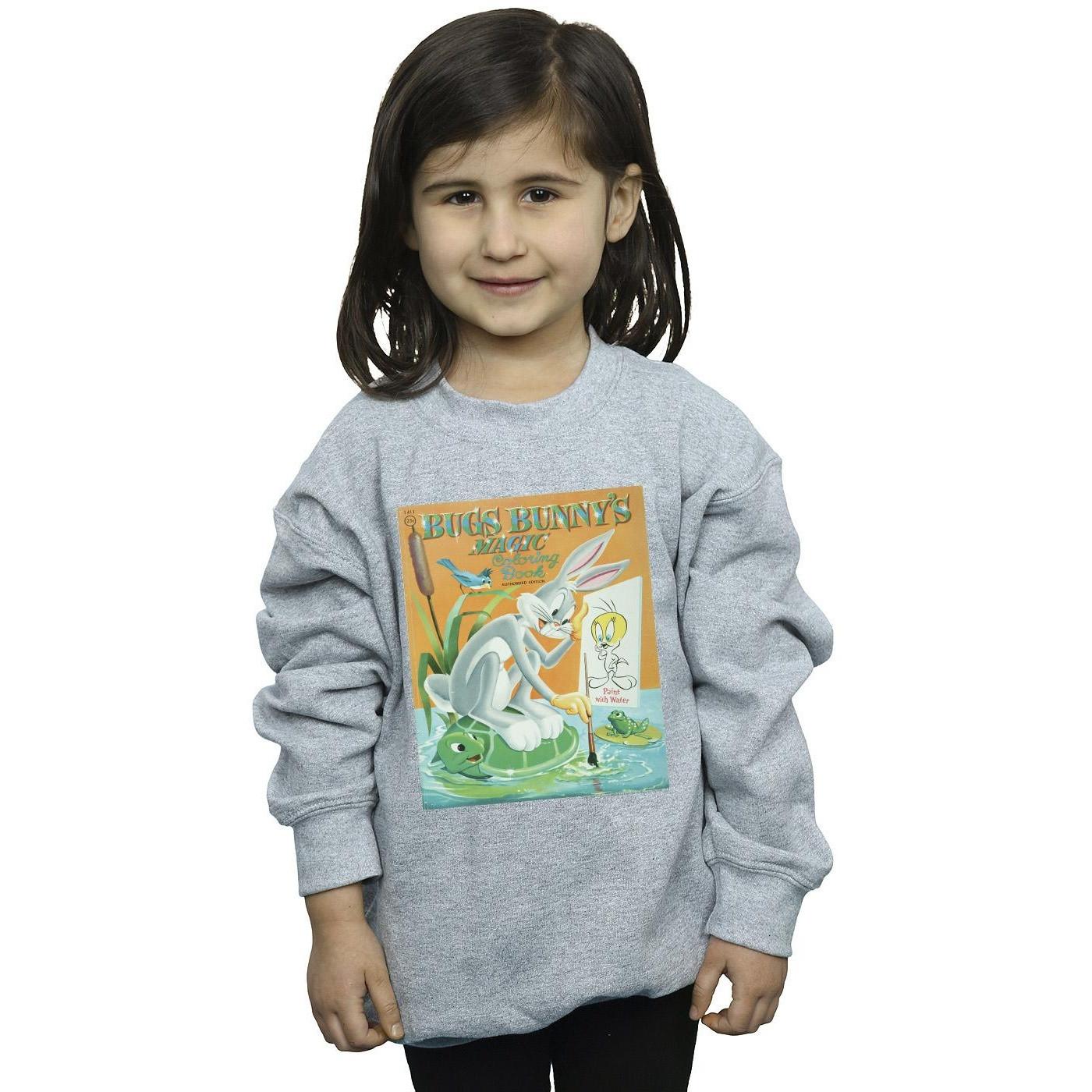 LOONEY TUNES  Bugs Bunny Colouring Book Sweatshirt 